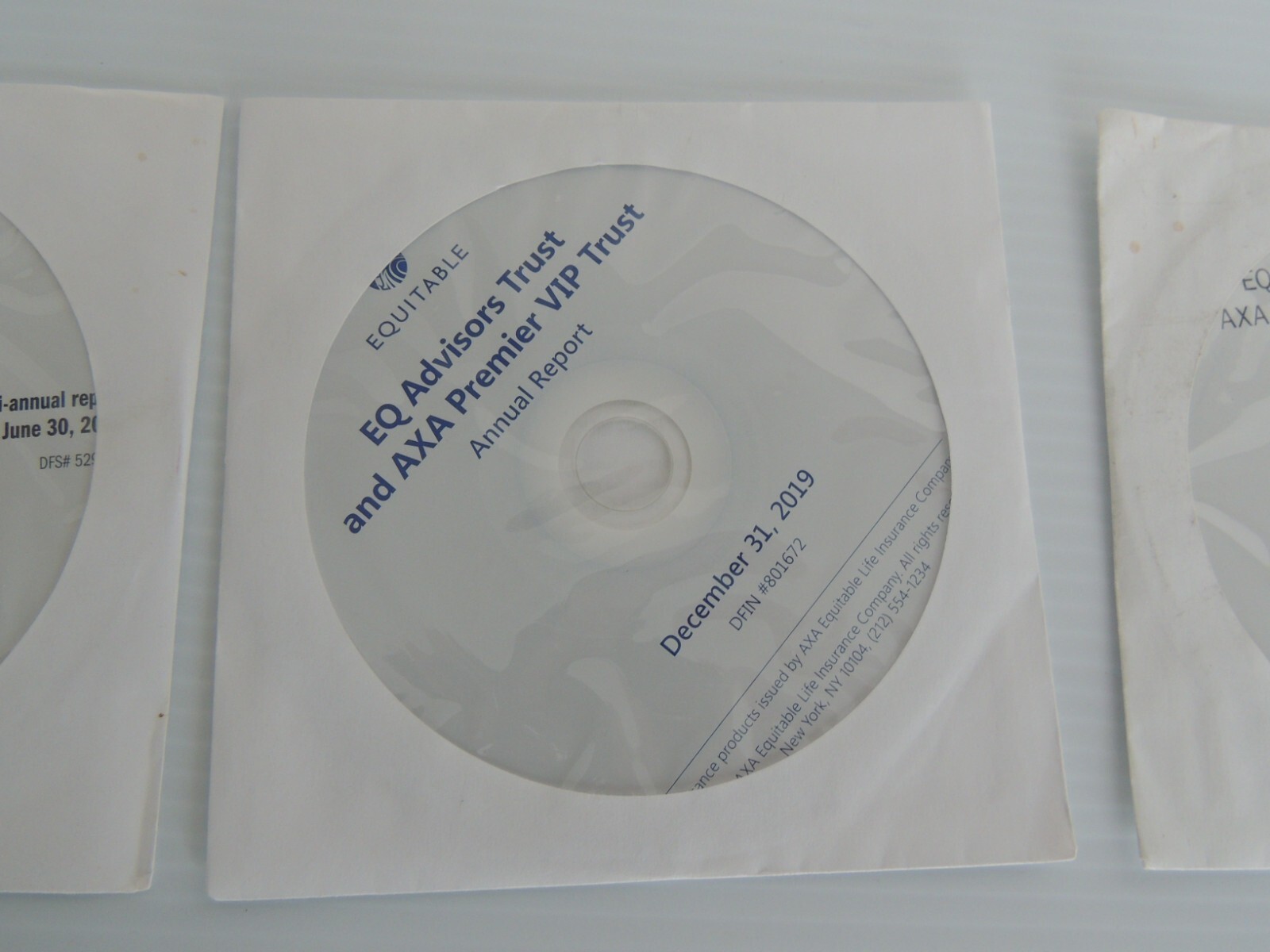 EQUITABLE LIFE INSURANCE COMPANY DEC 31 2019 2018, 2017 ANNUAL RIPORT CD