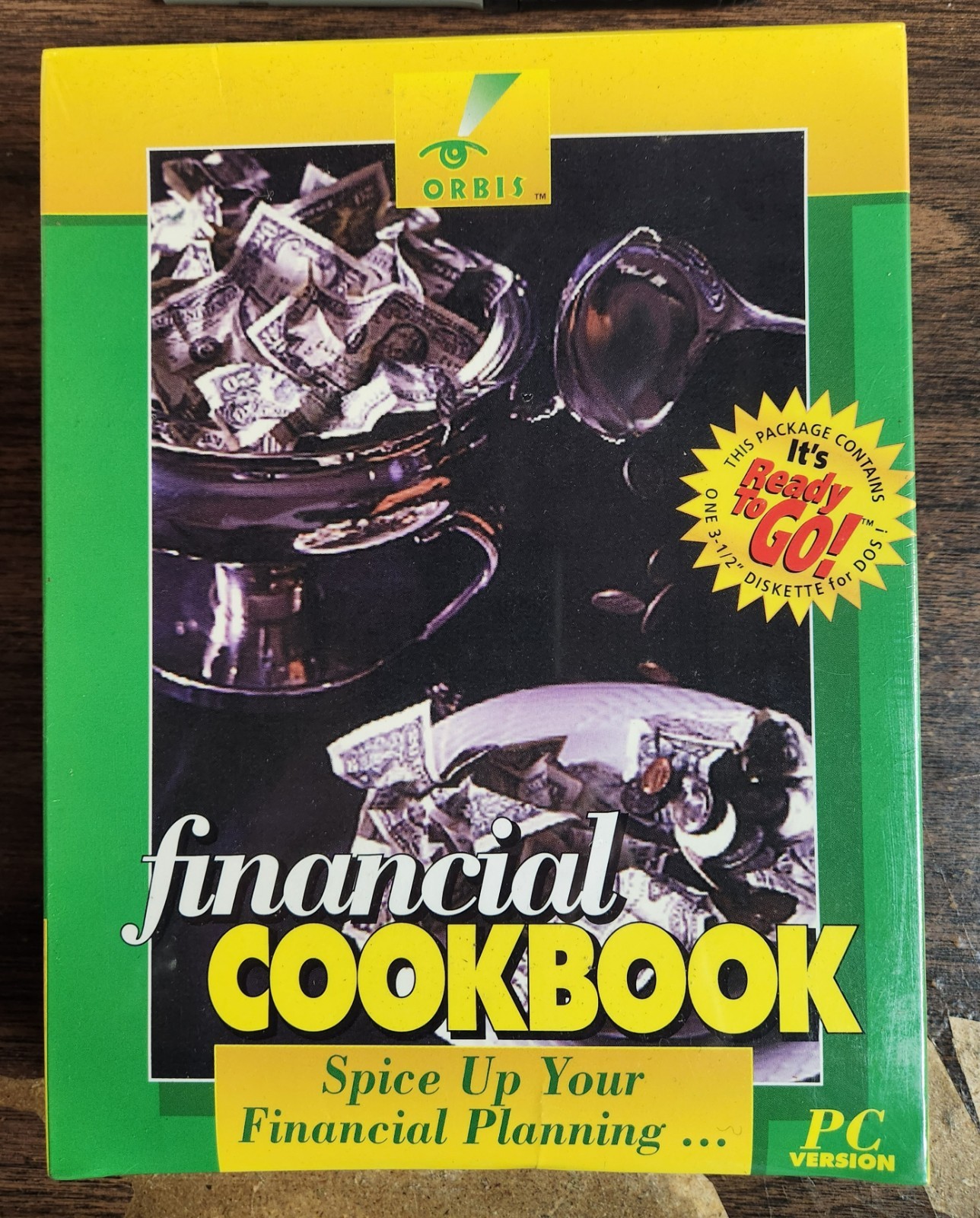 Financial Cookbook by Orbis (1994, MS-DOS, 3-1/2″ Floppy Disk) BRAND NEW