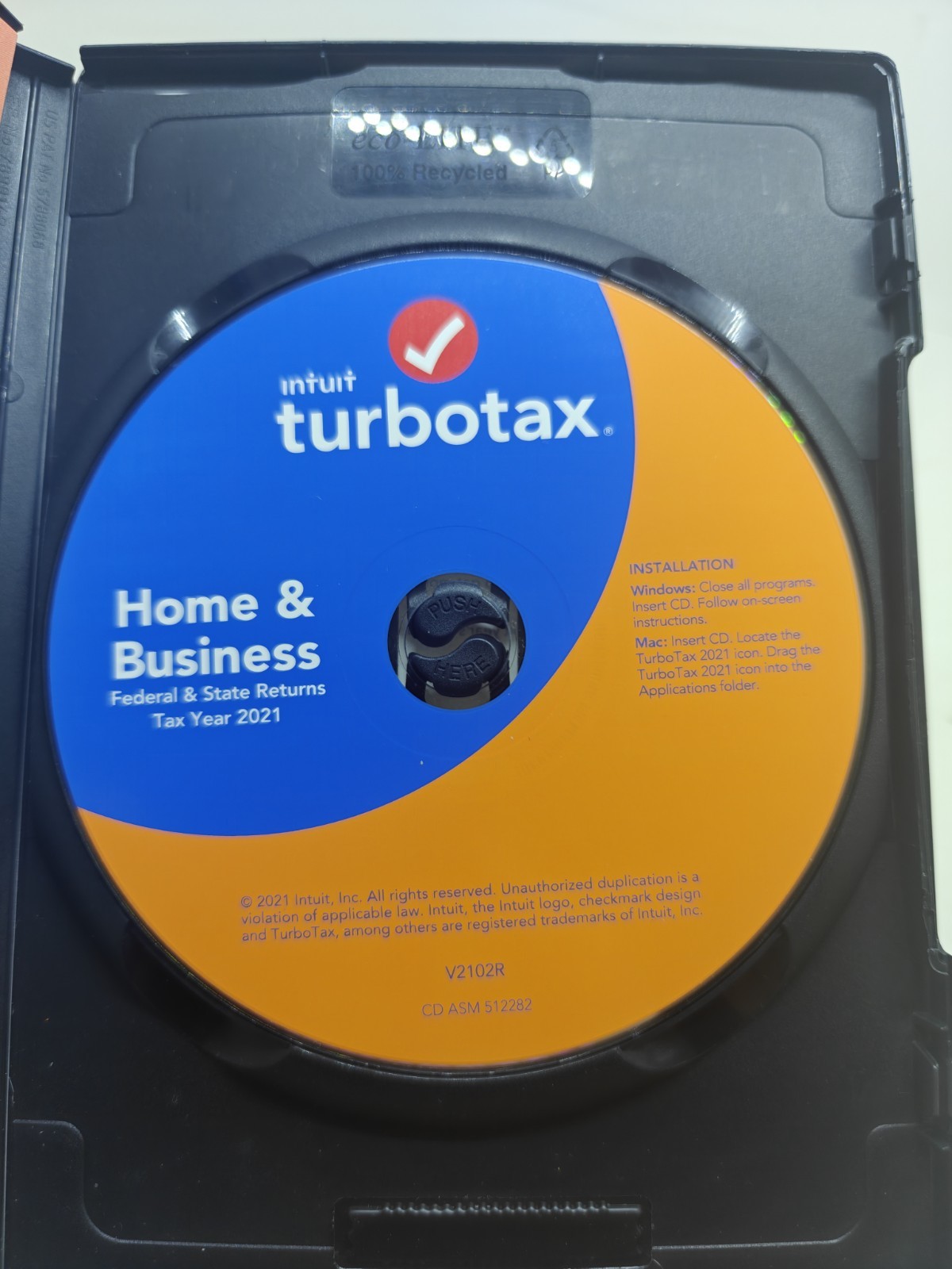 Intuit TurboTax 2021 Federal State Personal Home & Business (Windows PC and Mac)