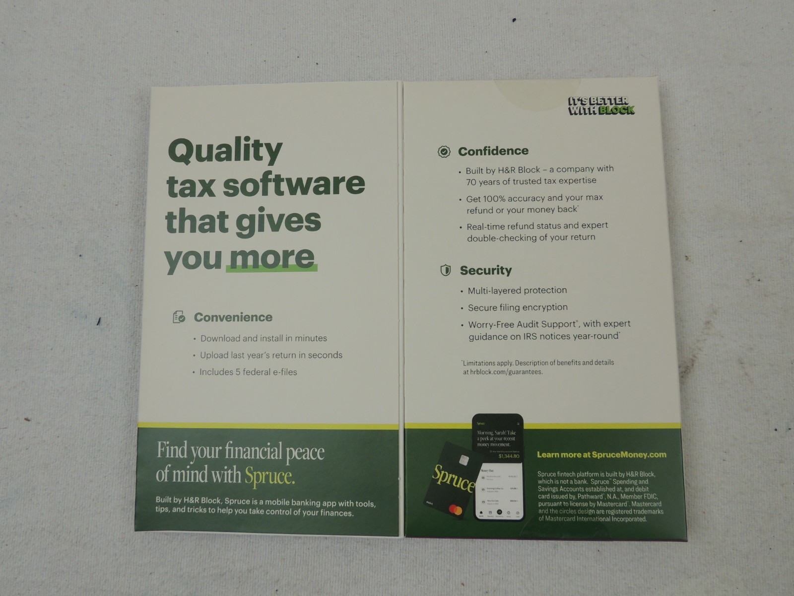 NEW H&R Block Tax Software Deluxe + State 2024 PC/Mac