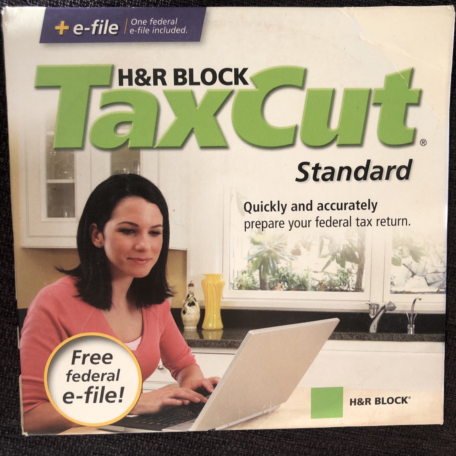H&R BLOCK TaxCut 2008 Standard Federal + e-File Tax Software New – SEALED!