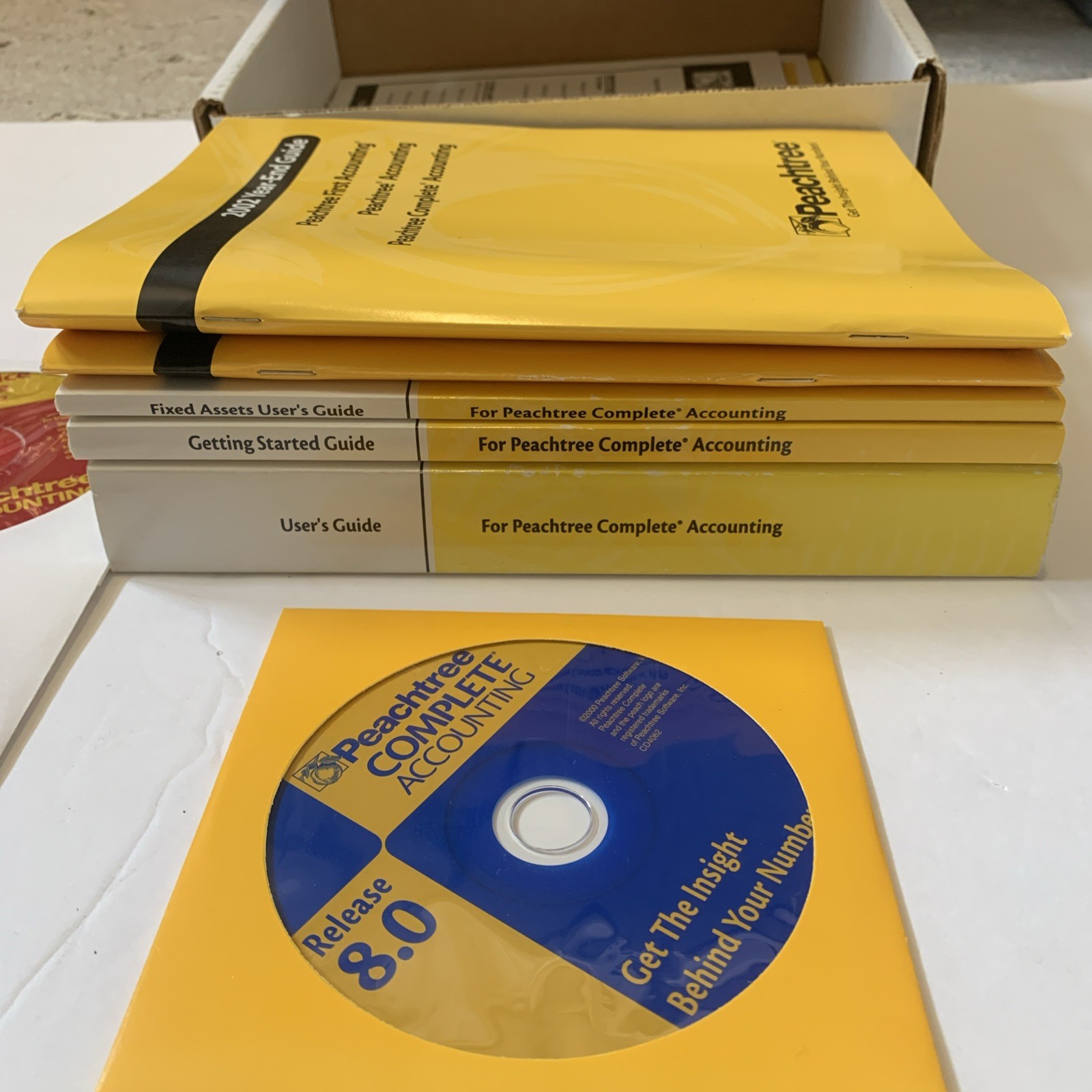 Peachtree Complete Accounting 8.0 Multi-User Value Pack CD Manuals Updates VTG
