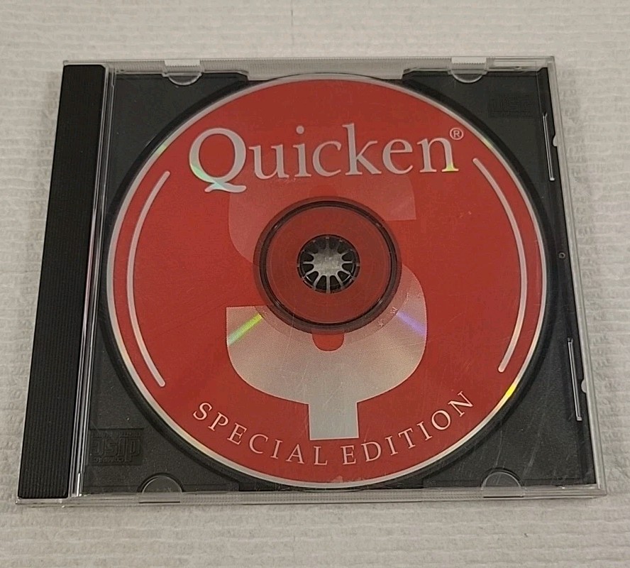 Vintage 1996 Quicken SE Special Edition software CD