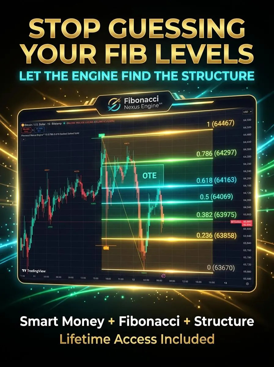 Fibonacci Nexus Engine TradingView Indicator | Smart Money OTE Tool