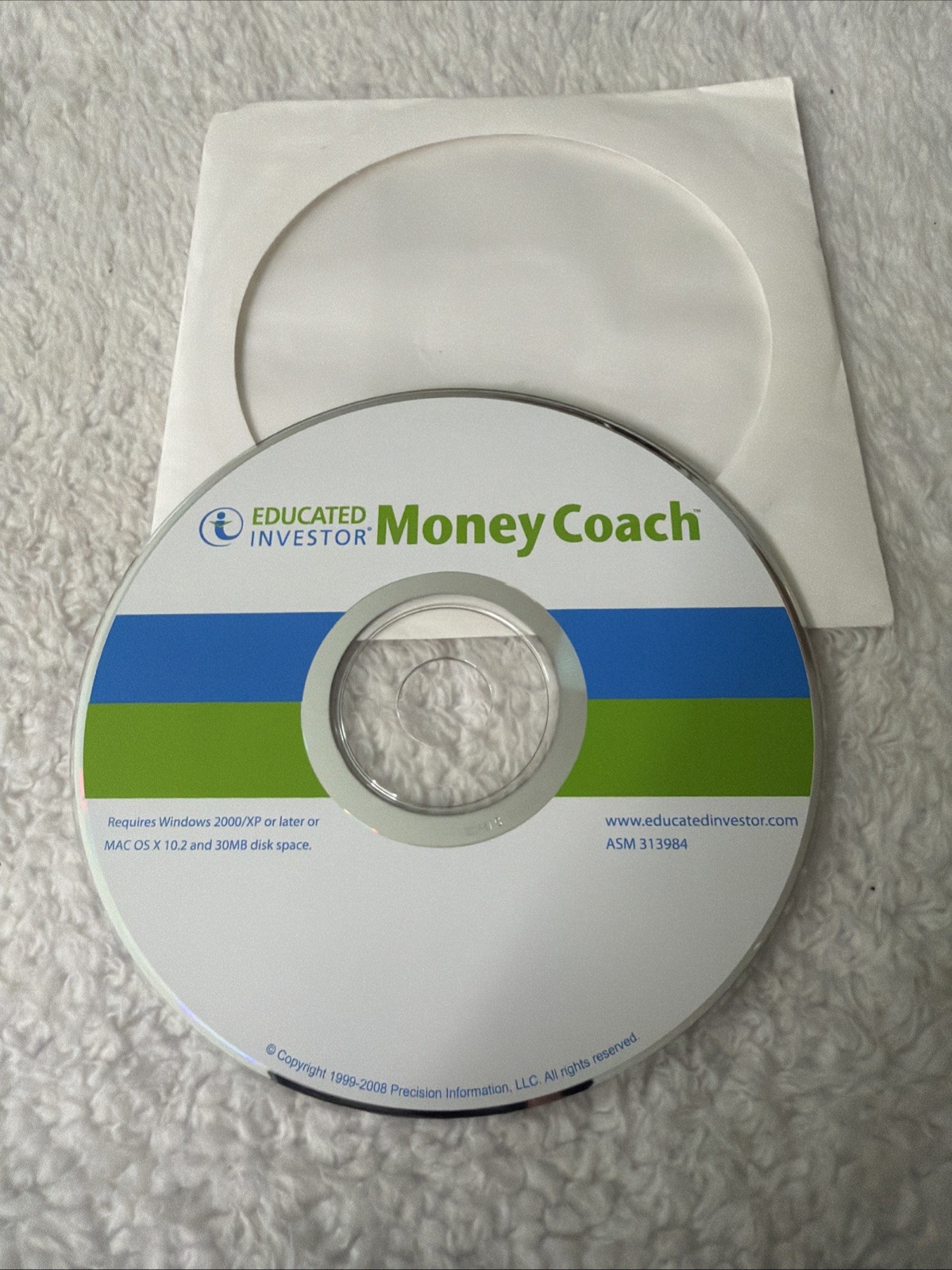 Money Coach Educated Investor PC CD ROM Software VTG 1999