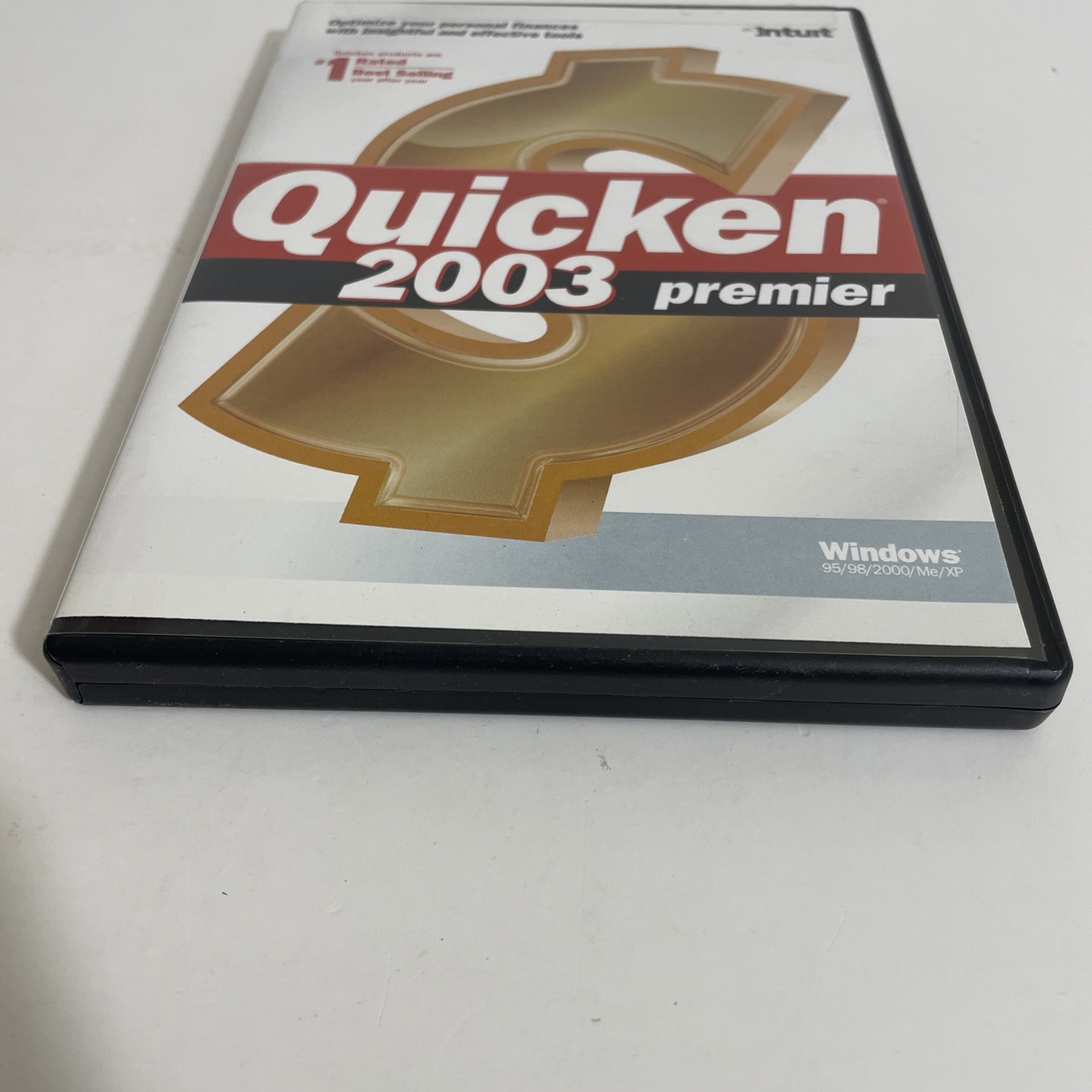 Intuit Quicken 2003 Deluxe For Windows PC w/ Insert, VGC Fast Free Shipping