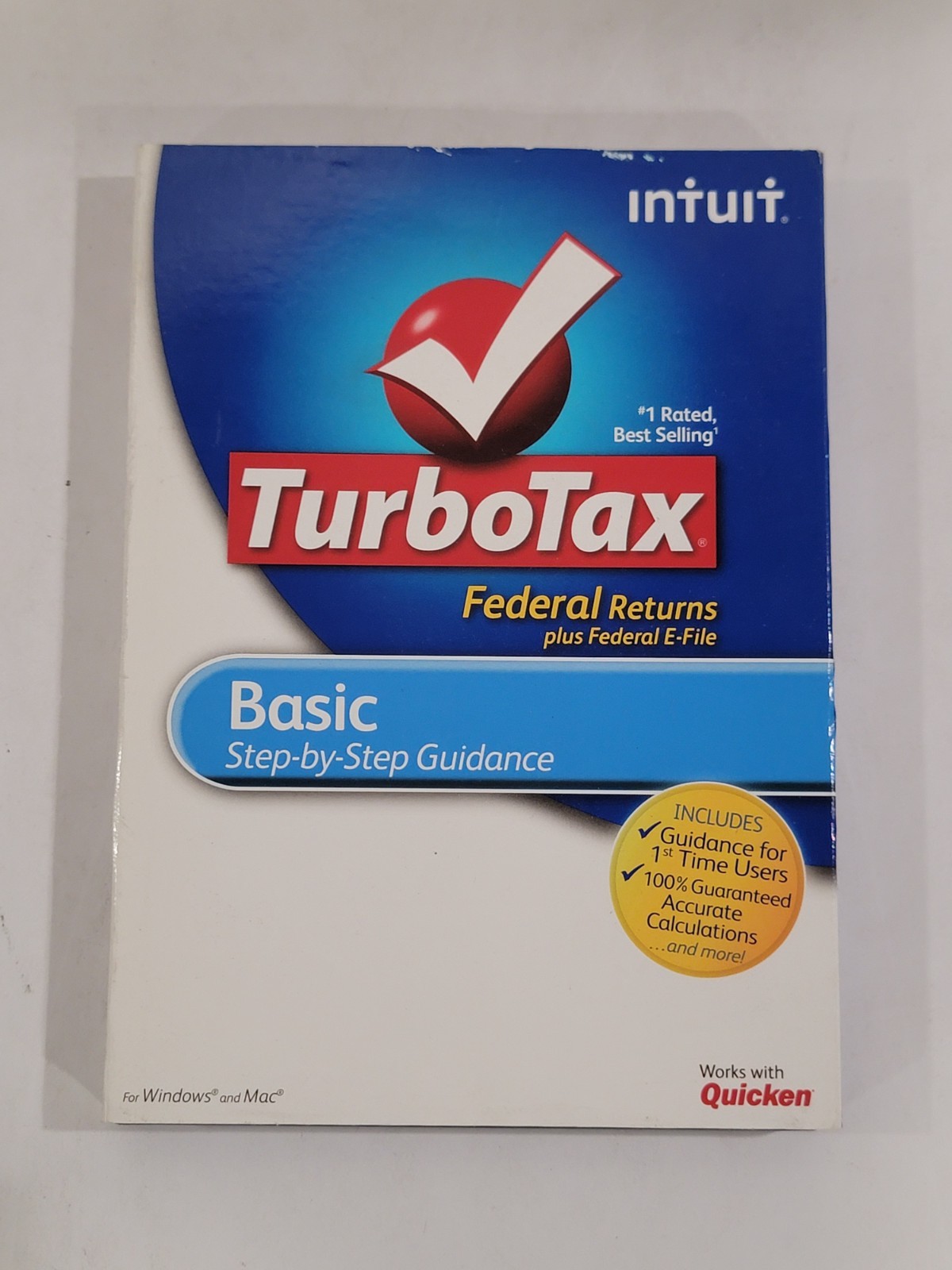 Intuit TurboTax Basic 2011 Software – Federal Only