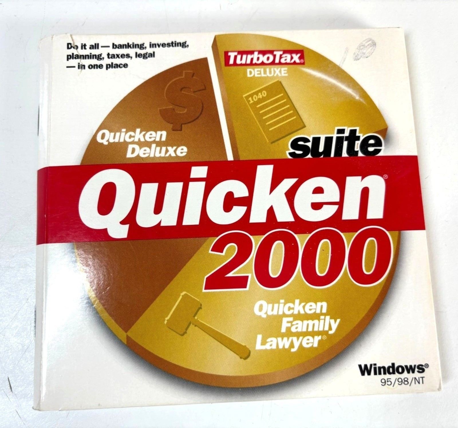 Quicken 2000 Suite For Windows – Turbo Tax, Quicken Deluxe, Family Lawyer