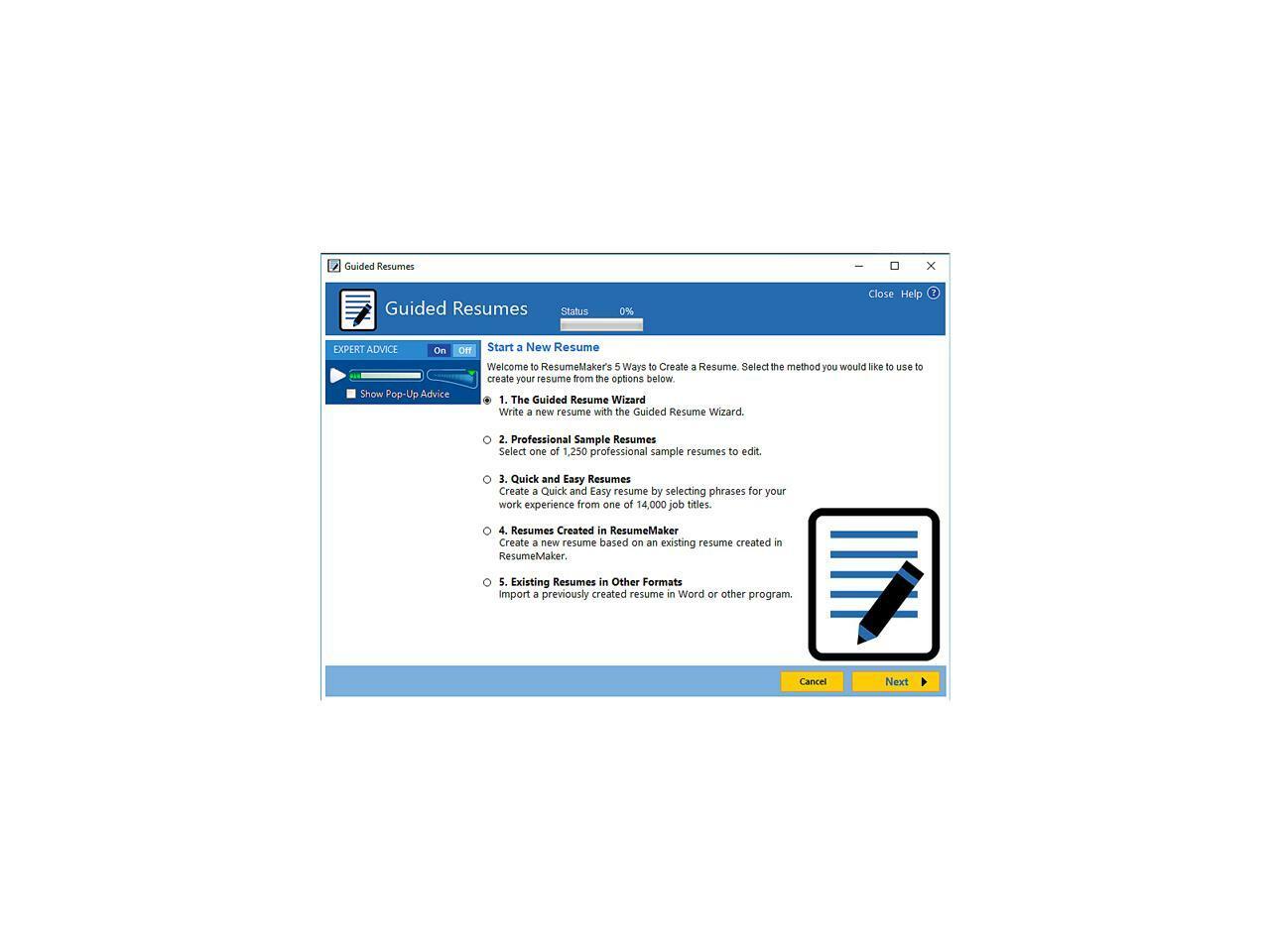 Individual Software ResumeMaker Professional Deluxe 20