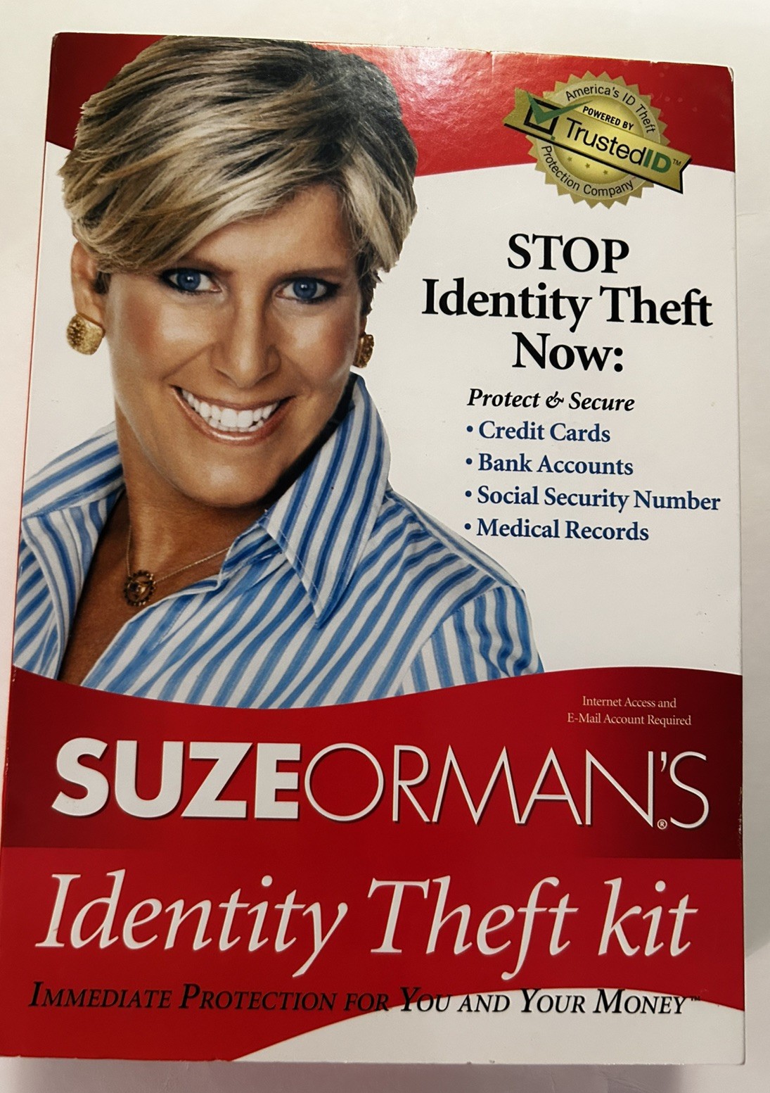 Suze Orman’s Stop Identity Theft Now Identity Theft Kit CD-ROM
