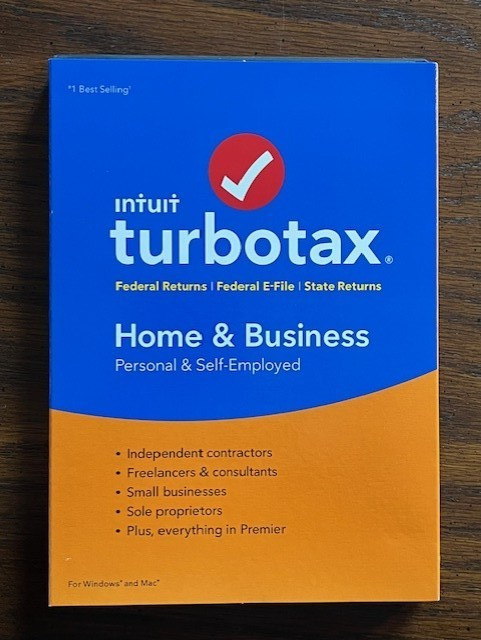 2018 TurboTax Home & Business federal e-file & state tax return for PC & Mac CD