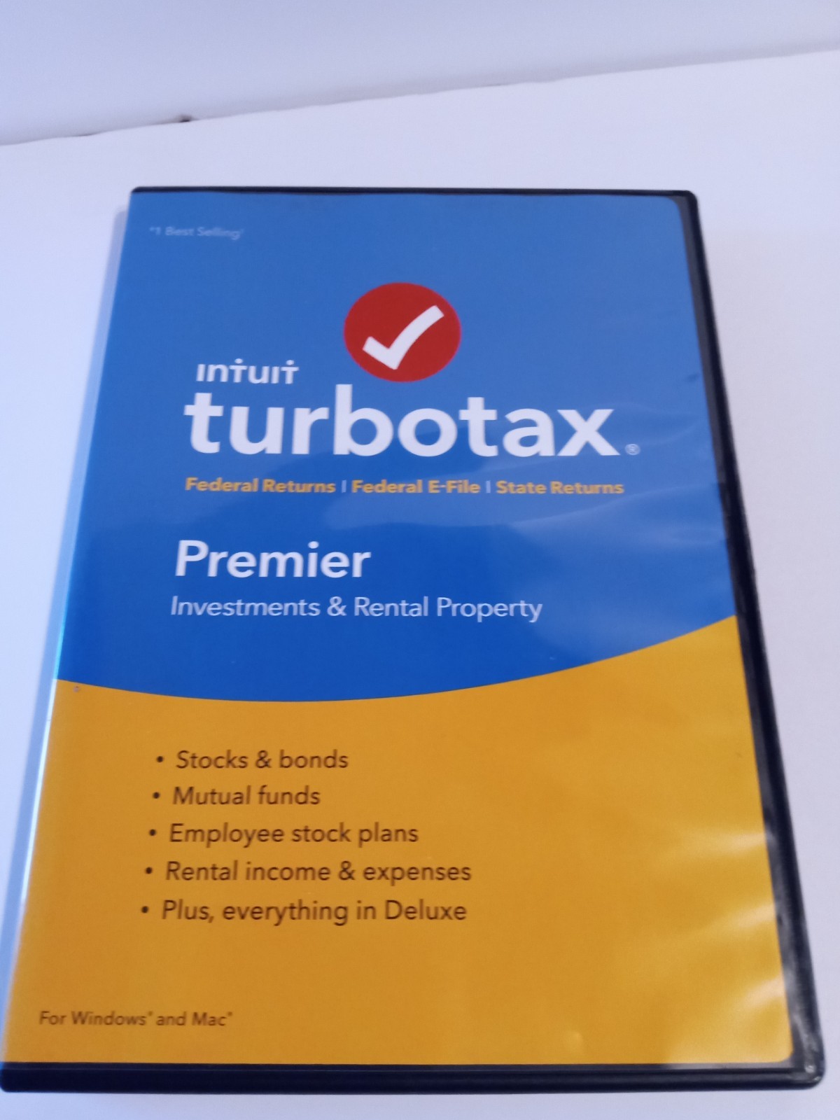 Intuit TURBOTAX 2018 Premier Investments & Rental Property – Windows & Mac