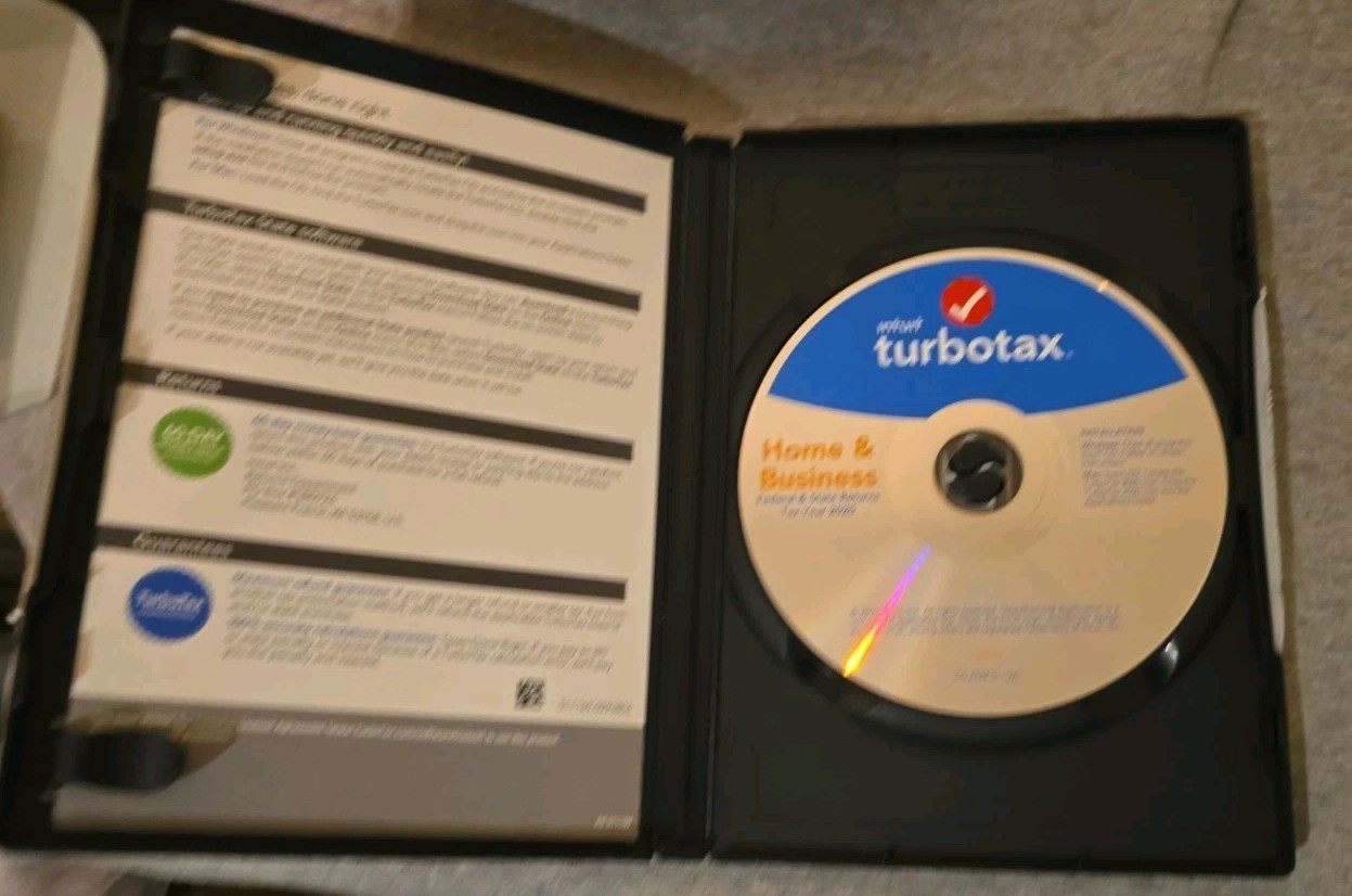 For FEDERAL RETURN ONLY ✅Genuine CD ✅ 2020 TURBOTAX HOME & BUSINESS CD TURBO TAX
