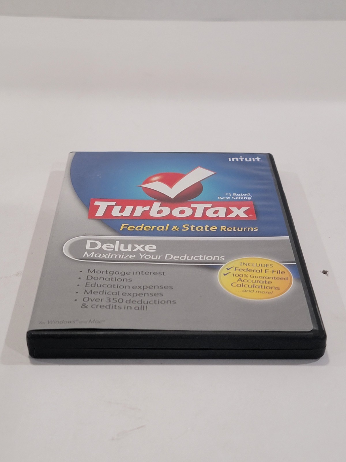 Intuit TurboTax Deluxe 2009 Software – Federal And State