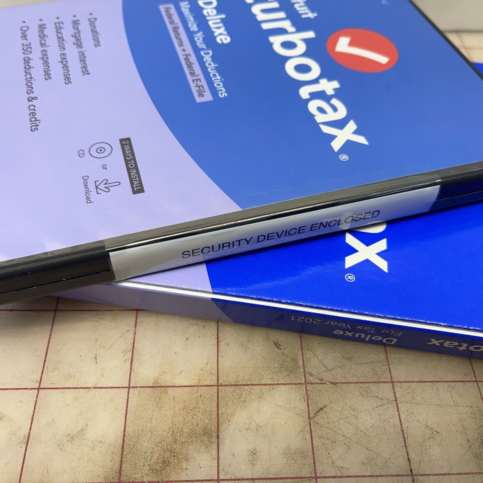 TurboTax DELUXE 2021 Federal+Efile Only NO State Windows /Mac NEW Sealed USA 🐿️