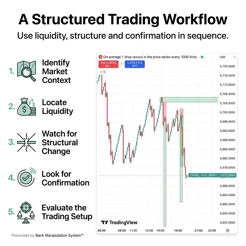 Bank Manipulation System TradingView System | Smart Money & Liquidity