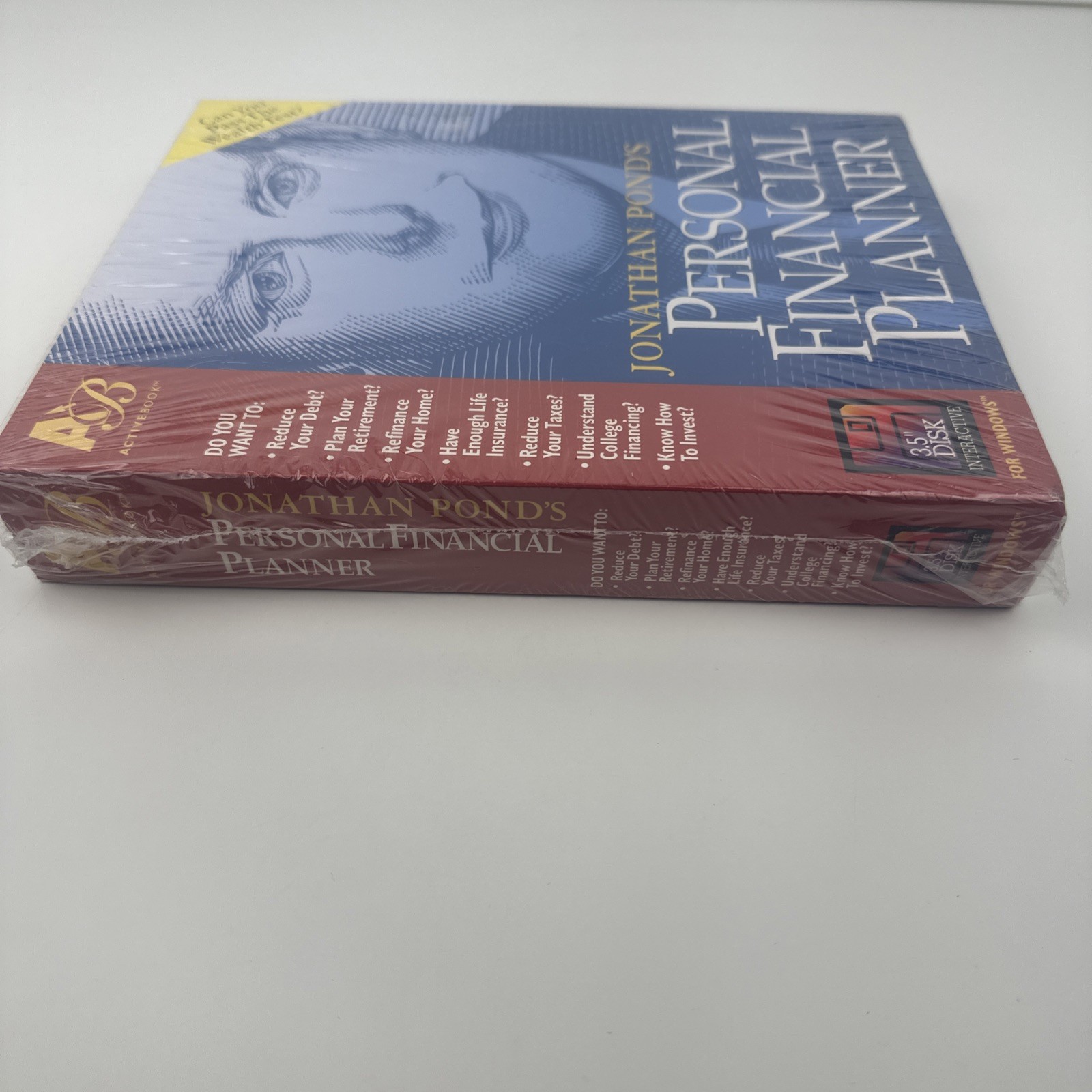 Sealed Jonathan Pond’s Personal Financial Planner for Windows 3.5″ Disk 1994 VTG