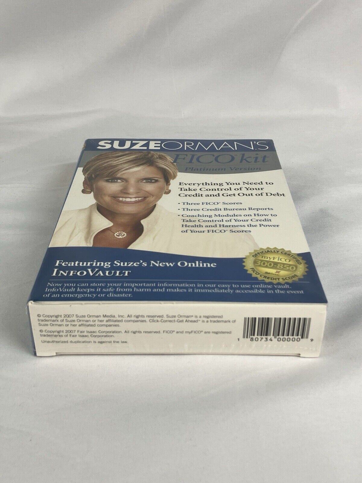 Suze Orman’s FICO Kit (2007, CD-ROM, Platinum Version) Brand New, Sealed