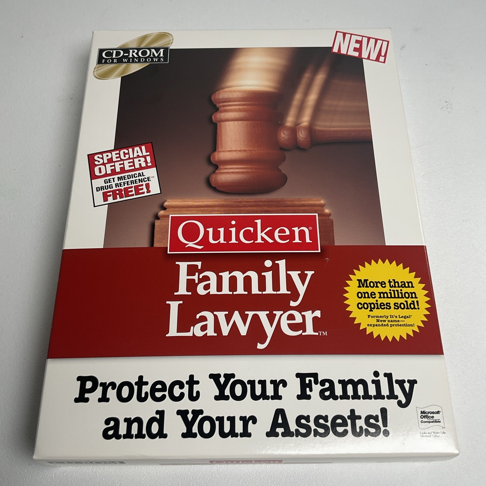 1995 Quicken Family Lawyer For Windows 3.1 Vintage Used