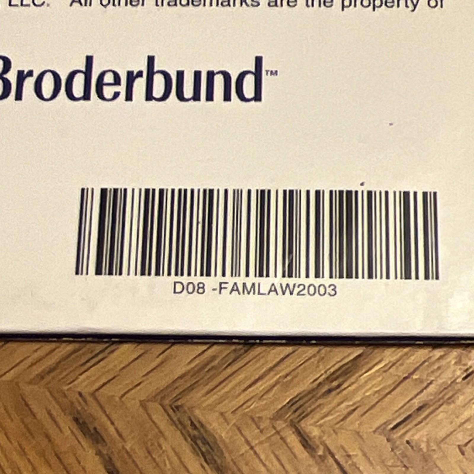 Broderbund Family Lawyer Essentials 2003 Home Legal Software D08-FAMLAW2003