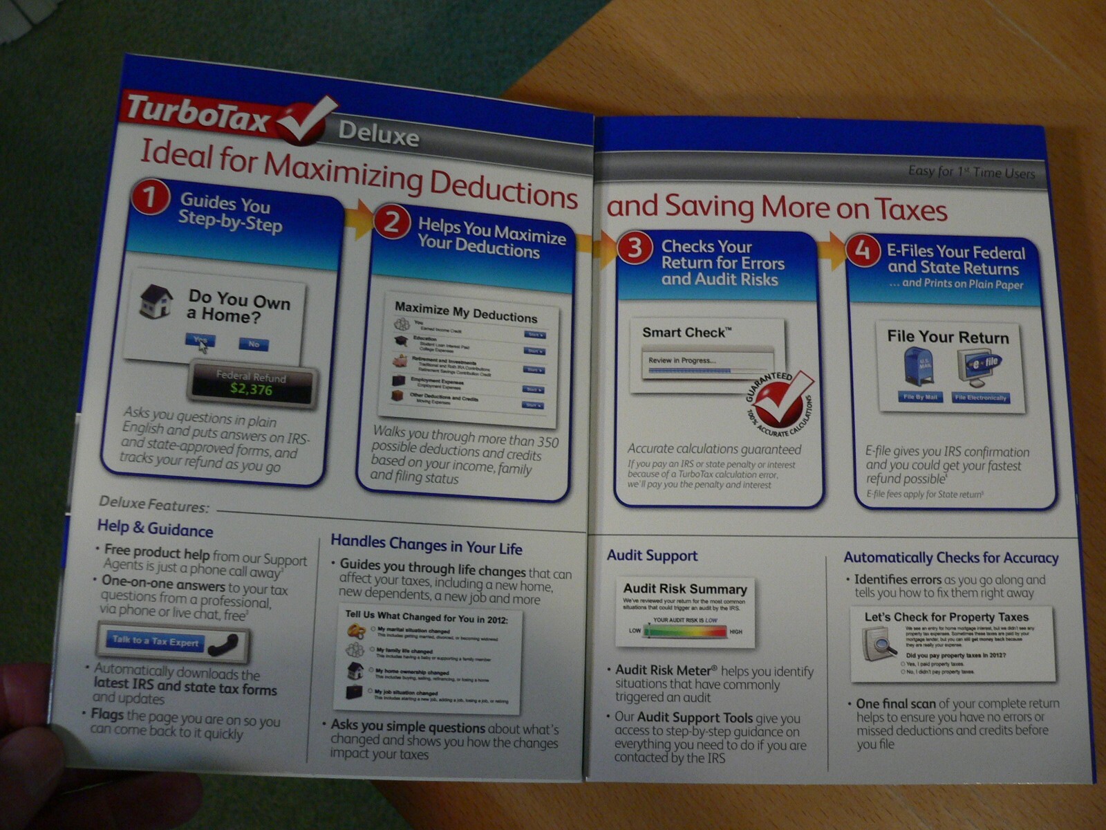TurboTax Deluxe 2012 and 2013 Federal E-File for Windows & Mac