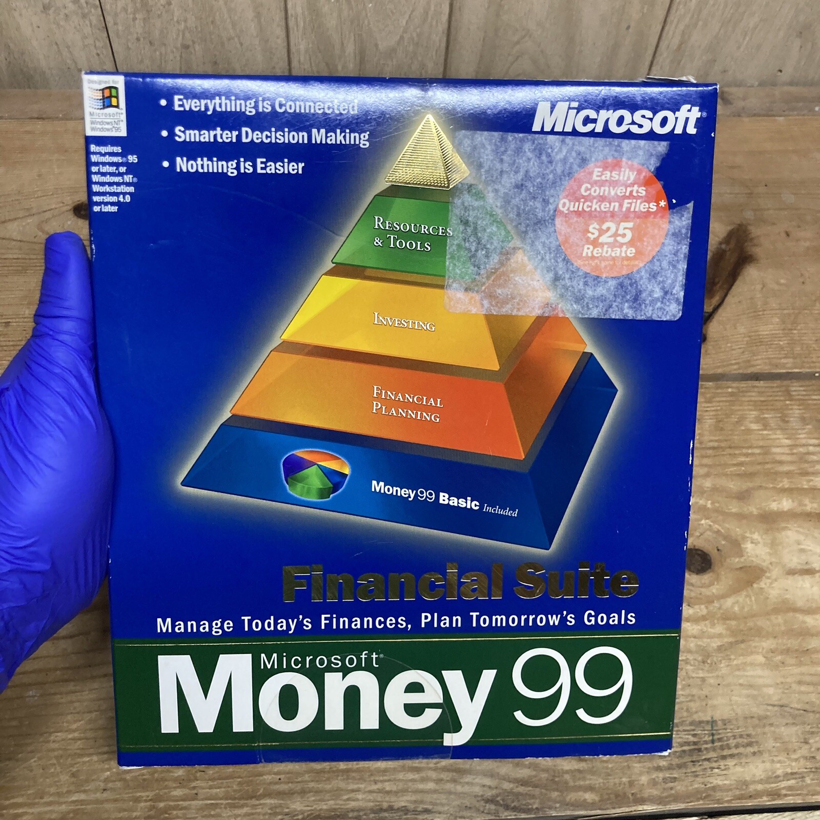 New Sealed Microsoft Money 99 Basic for Windows – Original Retail CD case