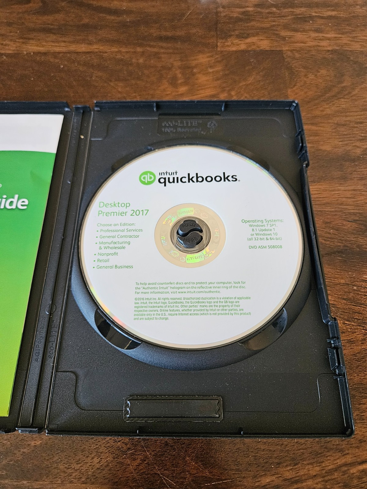 Intuit QUICKBOOKS Desktop PREMIER 2017 Windows 10 & 11 = NO SUBSCRIPTION =