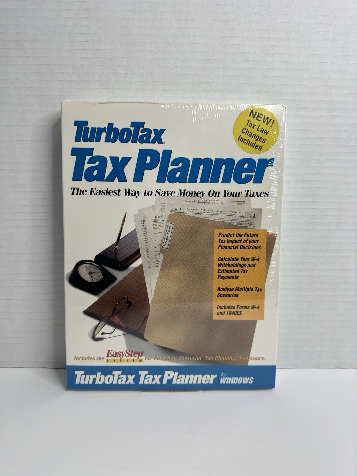 TurboTax Tax Planner for Windows Easy Step ChipSoft Vintage 1993 RARE New SEALED