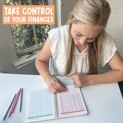 Accounting Ledger Book for Small Business and Personal Use – Chalk Floral