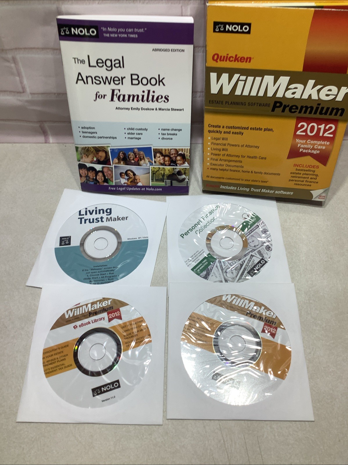 NOLO Quicken Estate Planning Software (Windows XP SP2/Vista/7) 2012