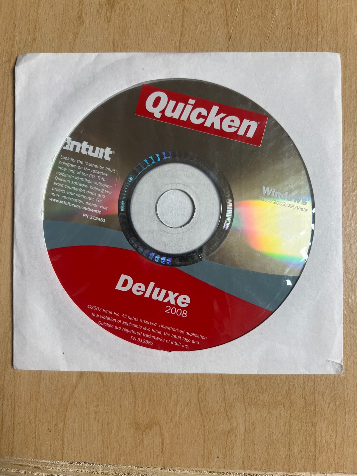 Quicken Deluxe 2008