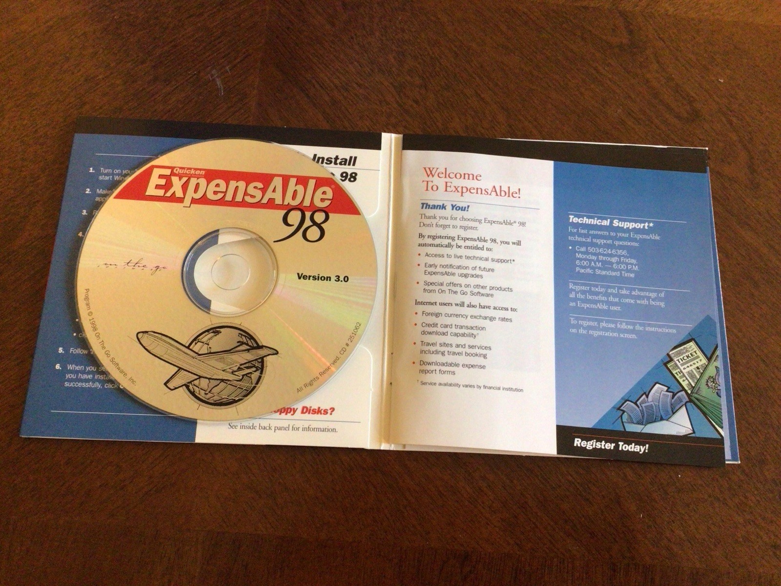 Quicken Expendable 98 3.0 Expense Reporting, CD, Windows 95 and later