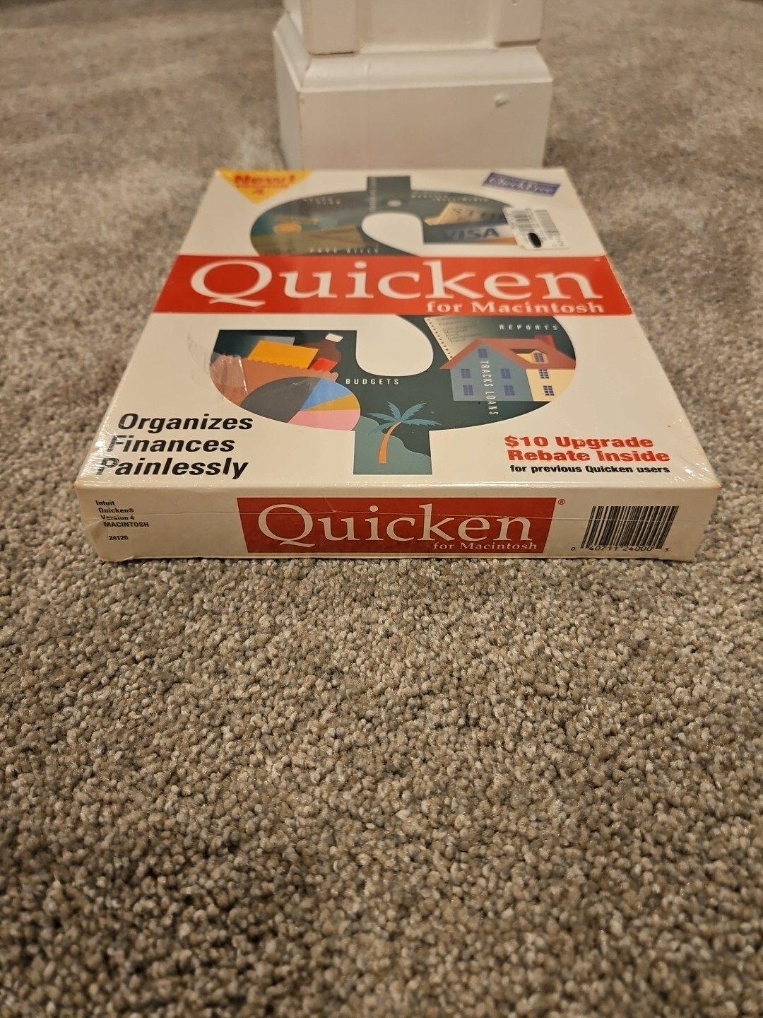 Vintage 1993 Intuitive Quicken for Apple Macintosh Version 4 Brand New Sealed
