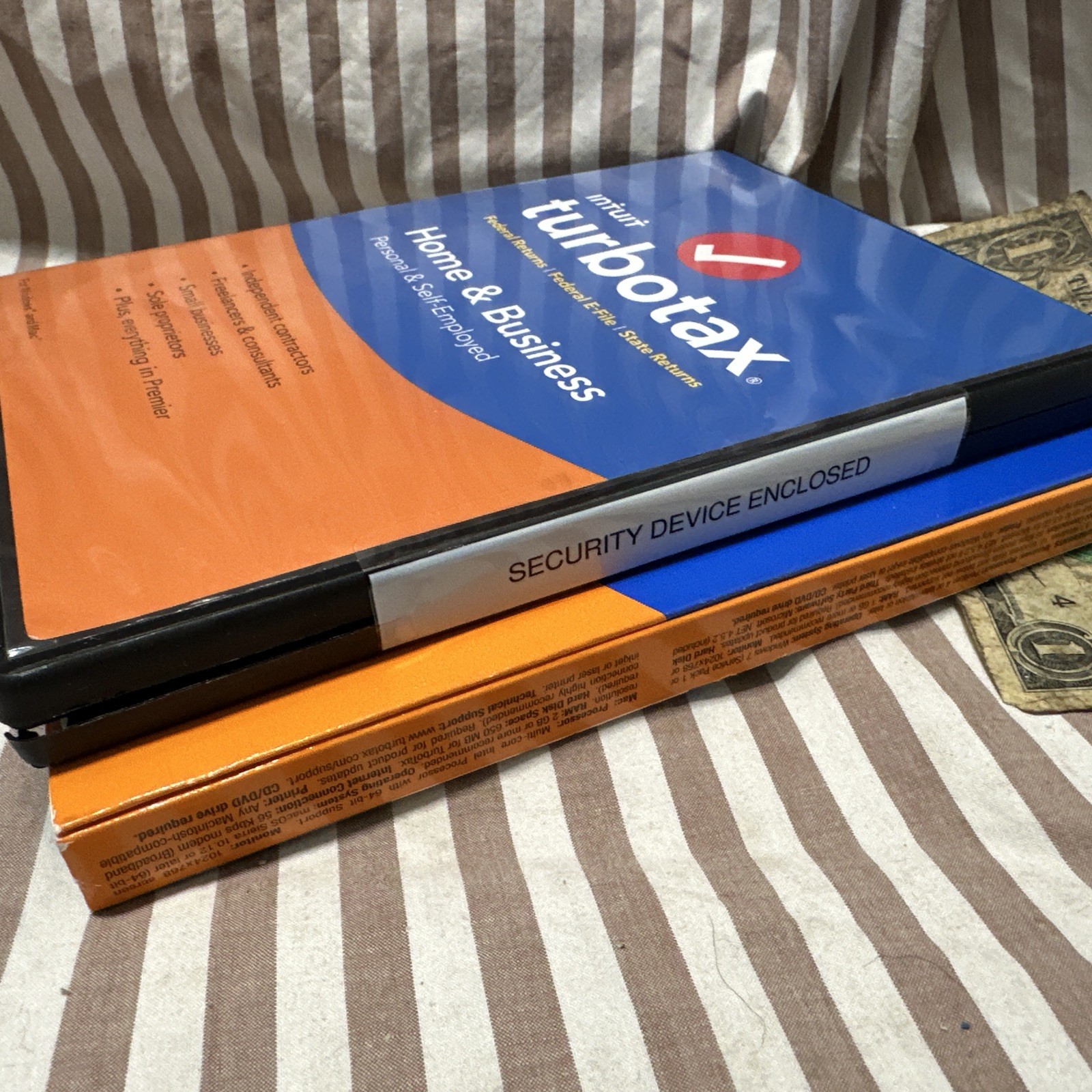 2018 Turbo Tax Home & Business New ‼️ Windows & Mac CD Federal & State returns