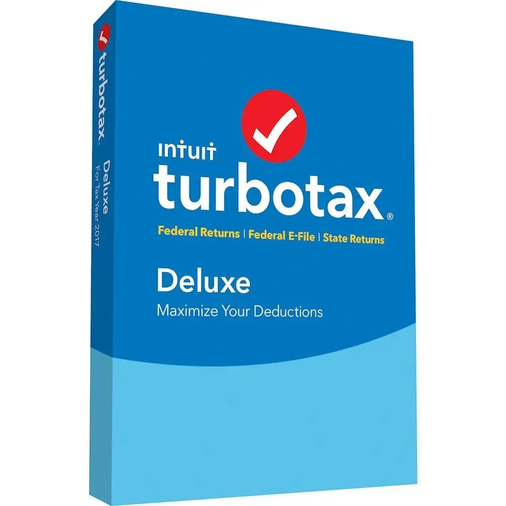 TurboTax Deluxe Federal 2017 Win/Mac | CD | Full Updates | #1 Install Expert