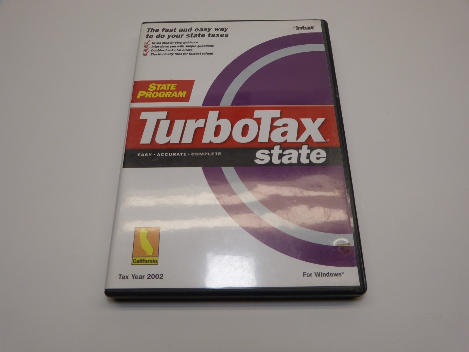 Intuit Turbo Tax Deluxe Federal & State 2002