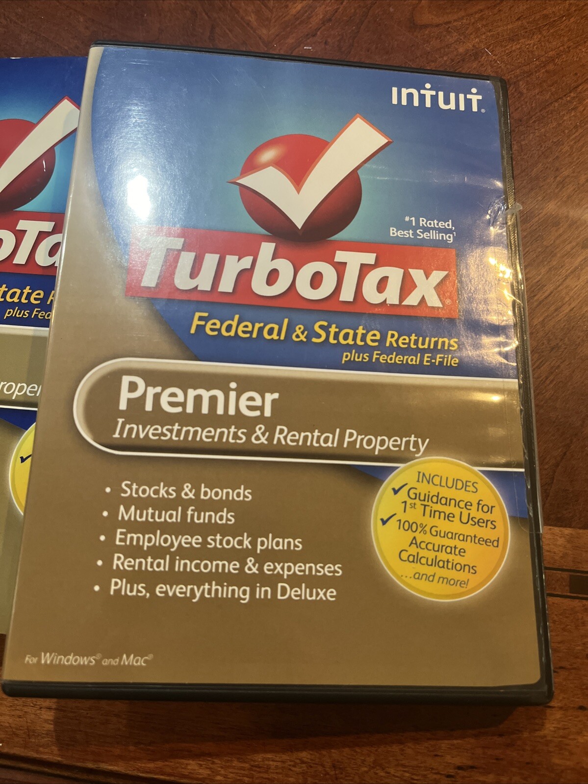2012 TurboTax Federal Premier w/State Investments – Rental Property New CD