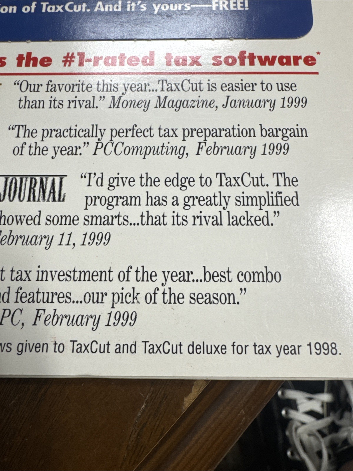 Vintage Kiplinger Tax Cut Cd 1998
