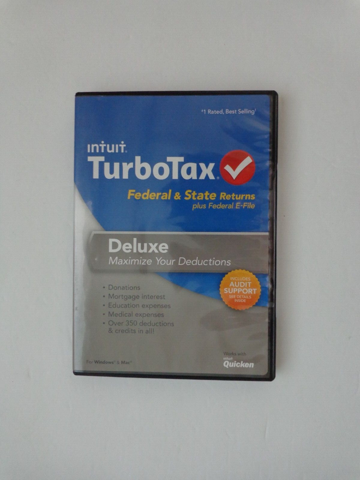 TurboTax Deluxe Federal & State 2013 for Windows/Mac New Sealed