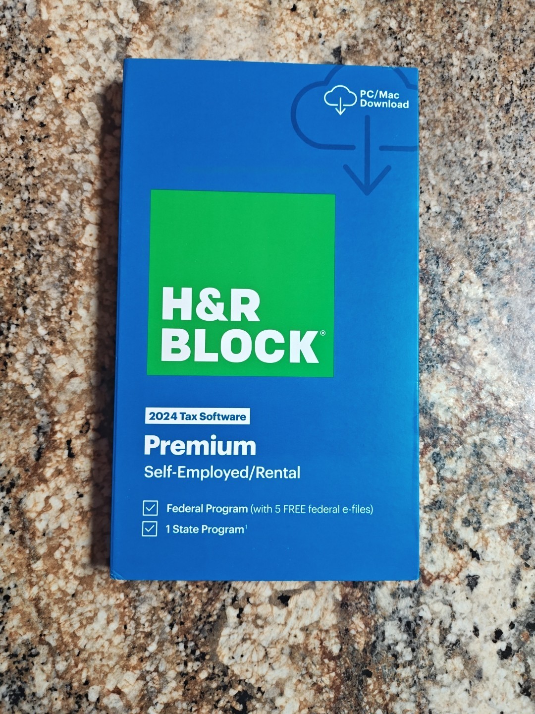 H&R Block Tax Software Premium 2024 PC/Mac [Boxed Key Card )