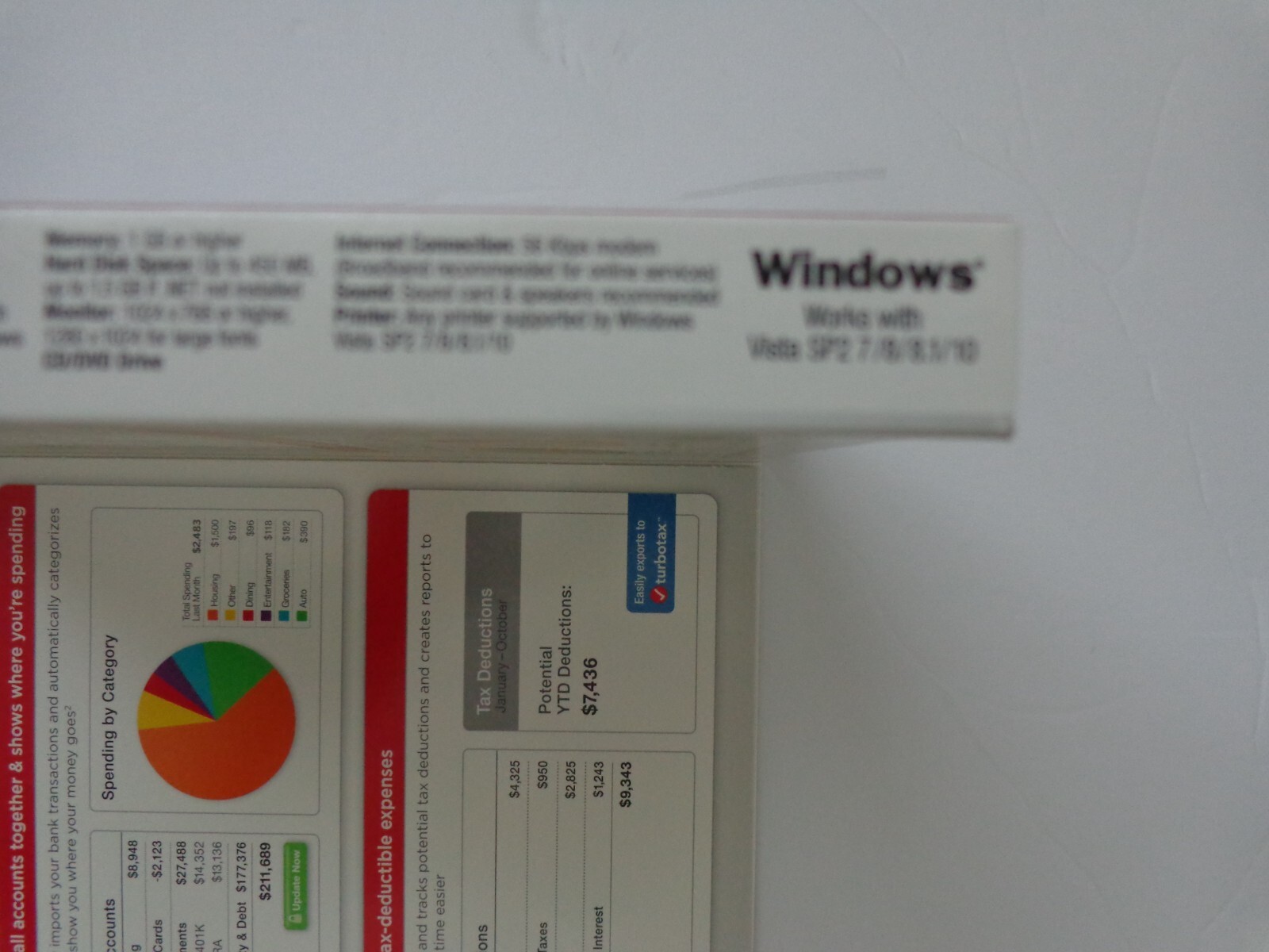 Quicken 2017 Premier Edition For Windows Vista SP2, Windows 10, 7, 8, 8.1