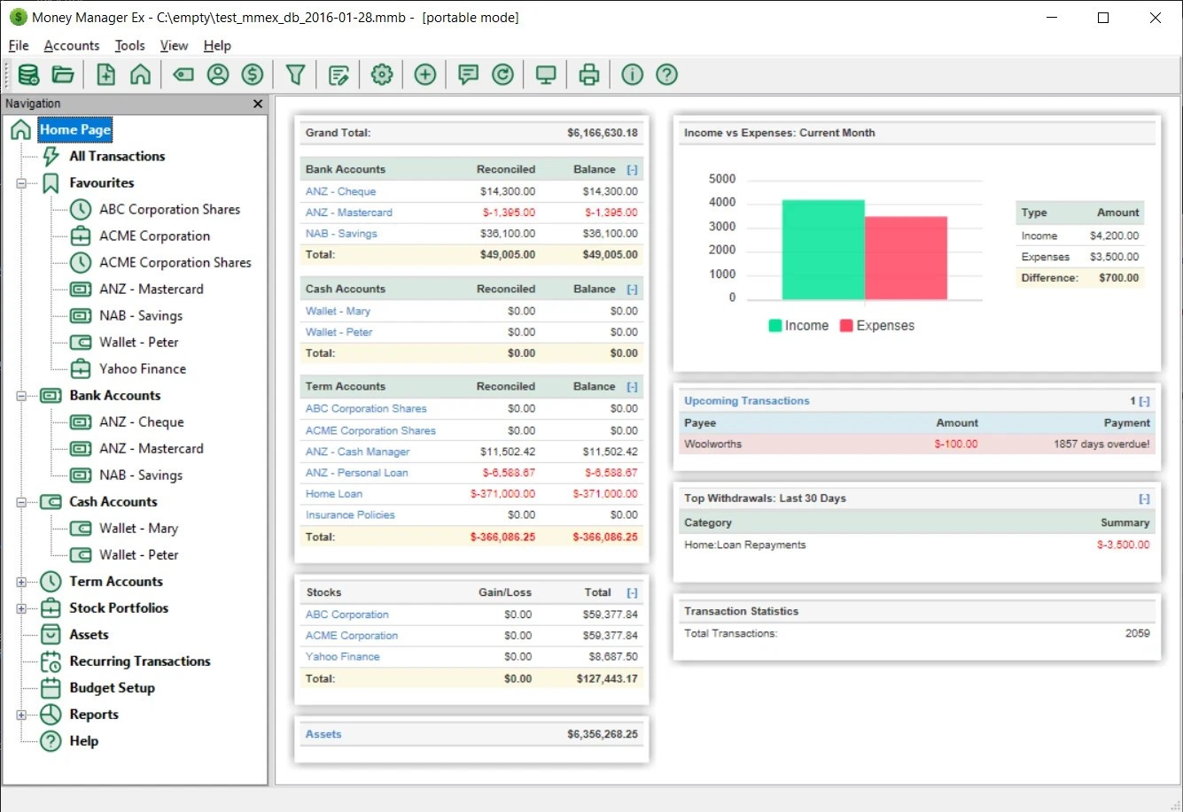Personal and Small Business Finance & Accounting Software – Banking, Budgeting