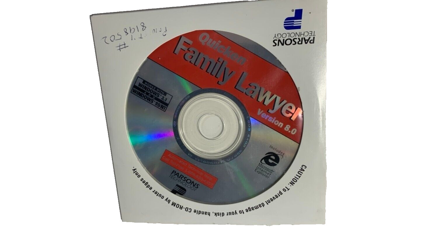 QUICKEN FAMILY LAWYER Deluxe 8.0 SOFTWARE CD