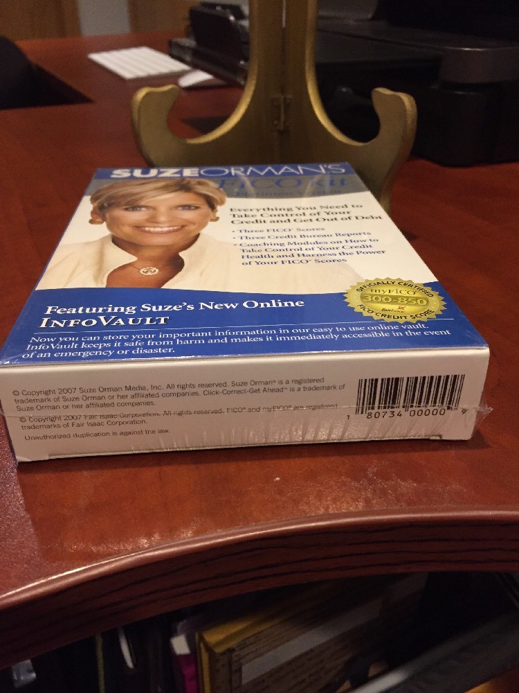 Suze Orman’s FICO Kit Platinum Version Credit Score Coaching (CD-ROM 2007)MfgSea