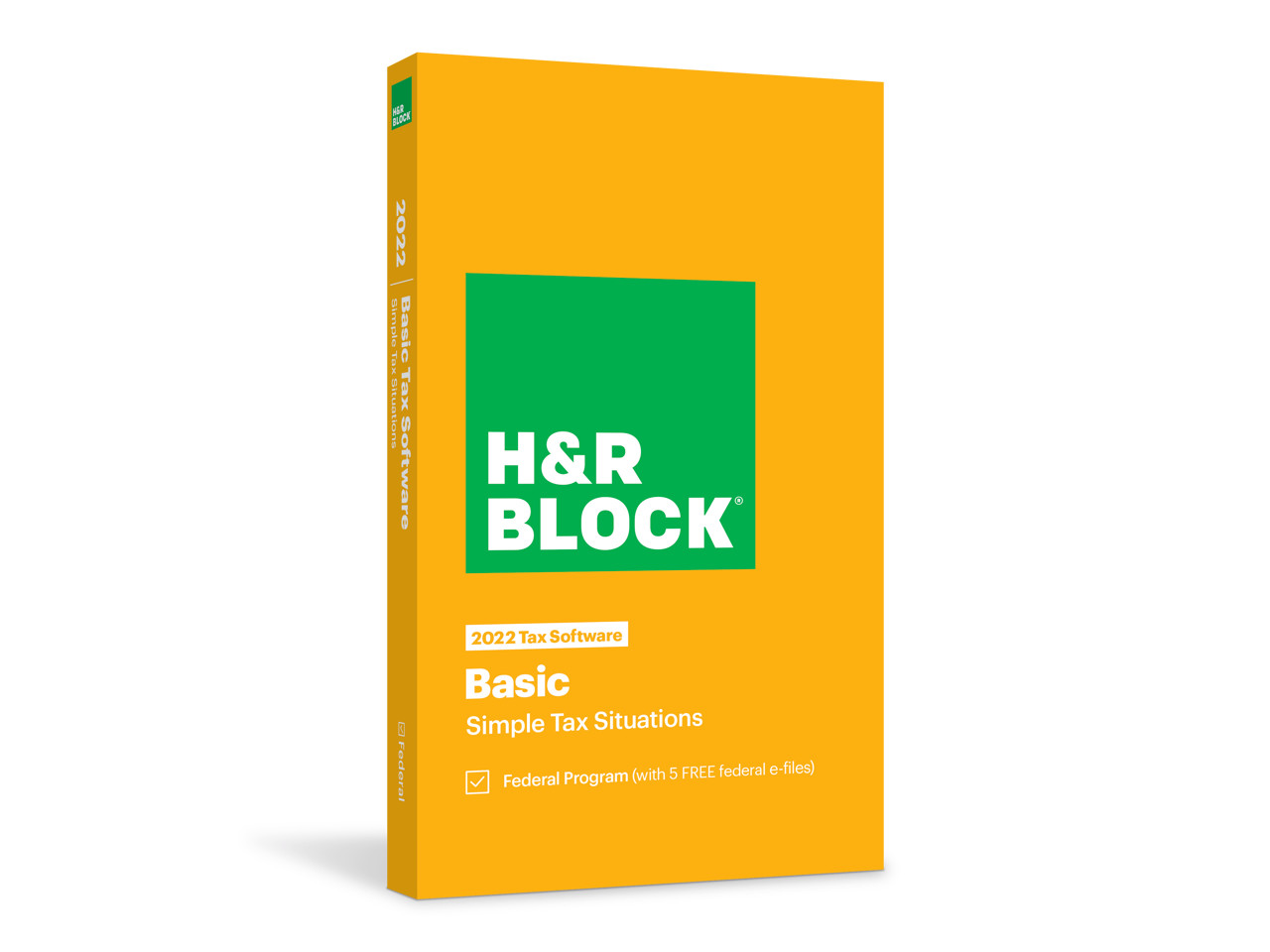 H&R Block Tax Software Basic 2022 [Key Card]
