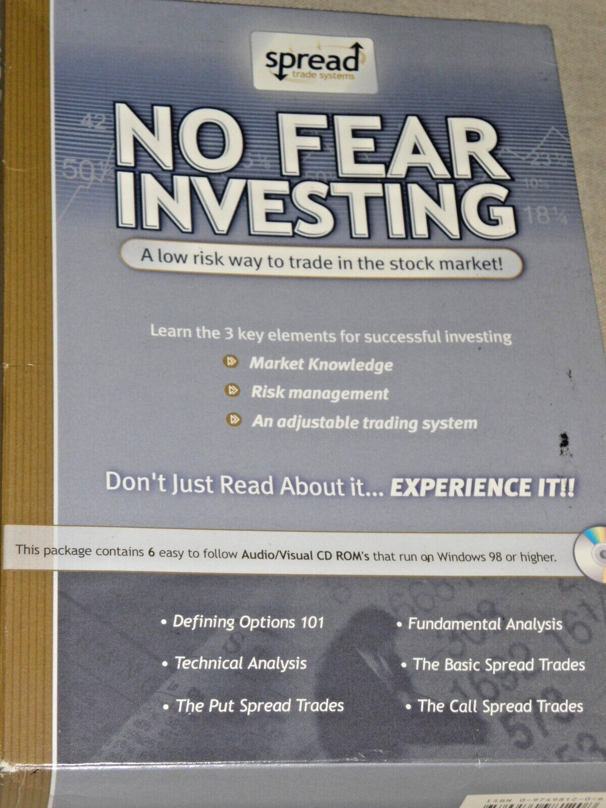 No Fear Investing – Spread Trade System – 8 CD-ROM Set