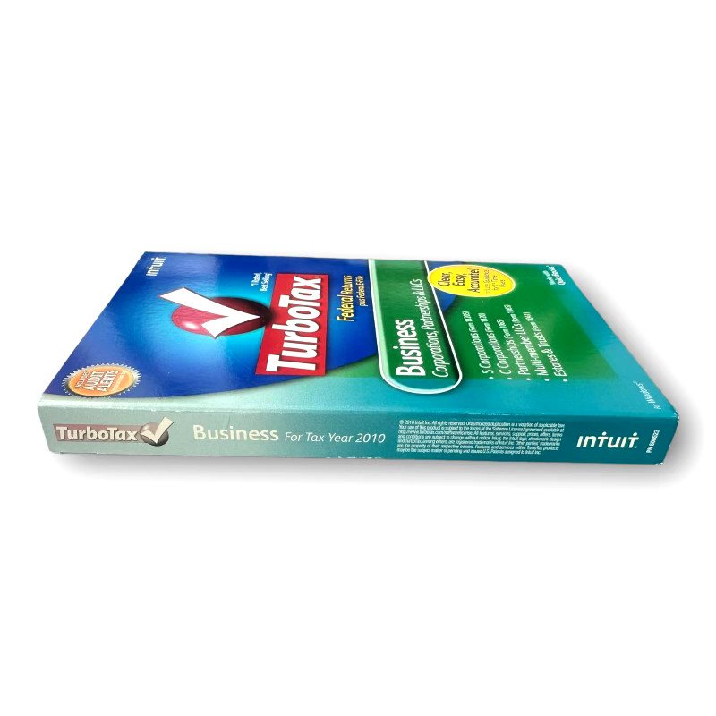 TURBOTAX BUSINESS 2010: Corporations, Partnerships & LLC’S Federal & E-File