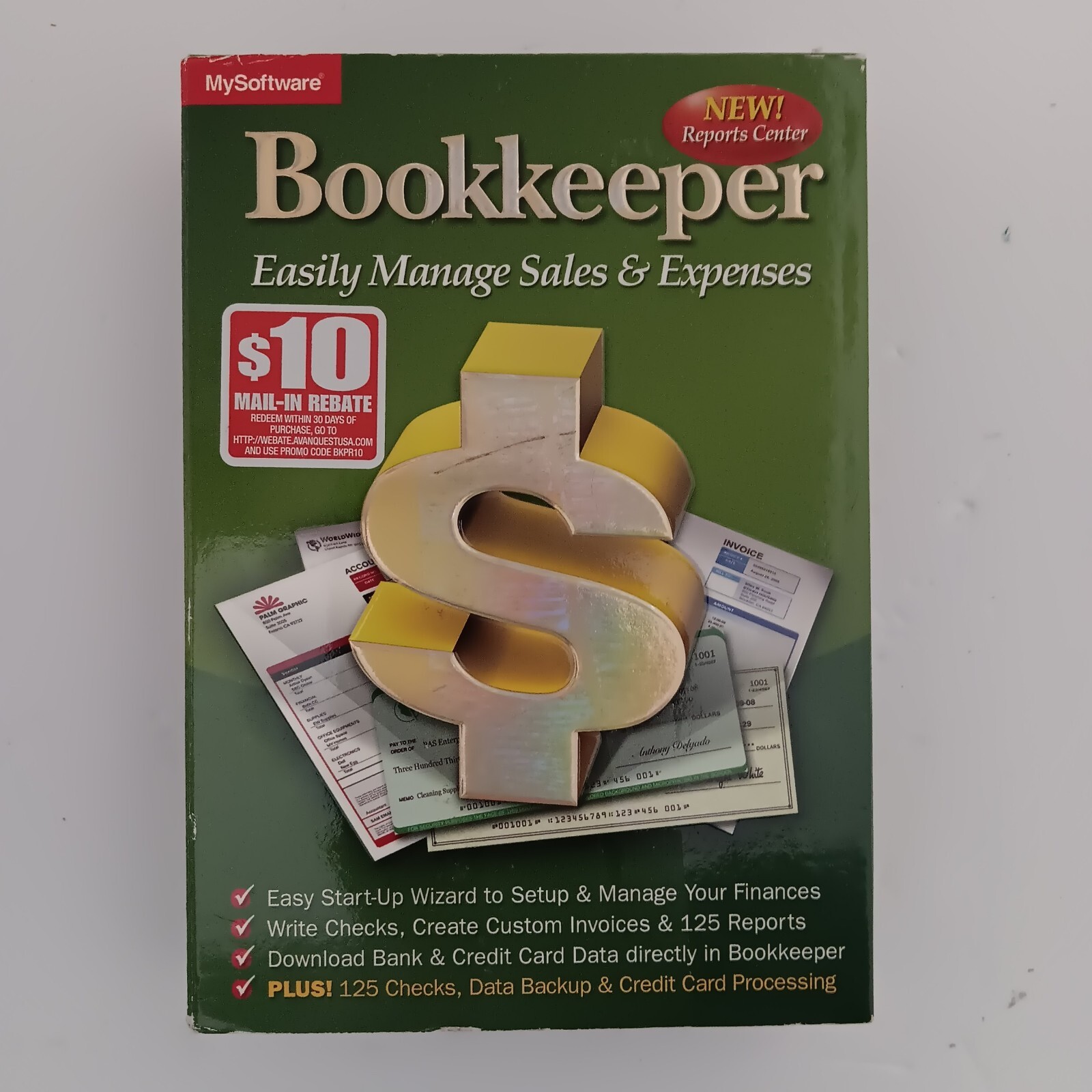MySoftware Bookkeeper Easily Manage Sales & Expenses 2009