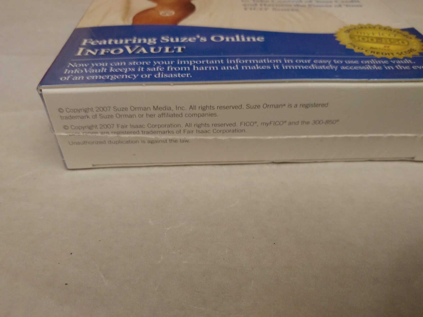 Suze Orman’s FICO Kit CD-ROM, Platinum Version Credit Score Debt Tool – Sealed