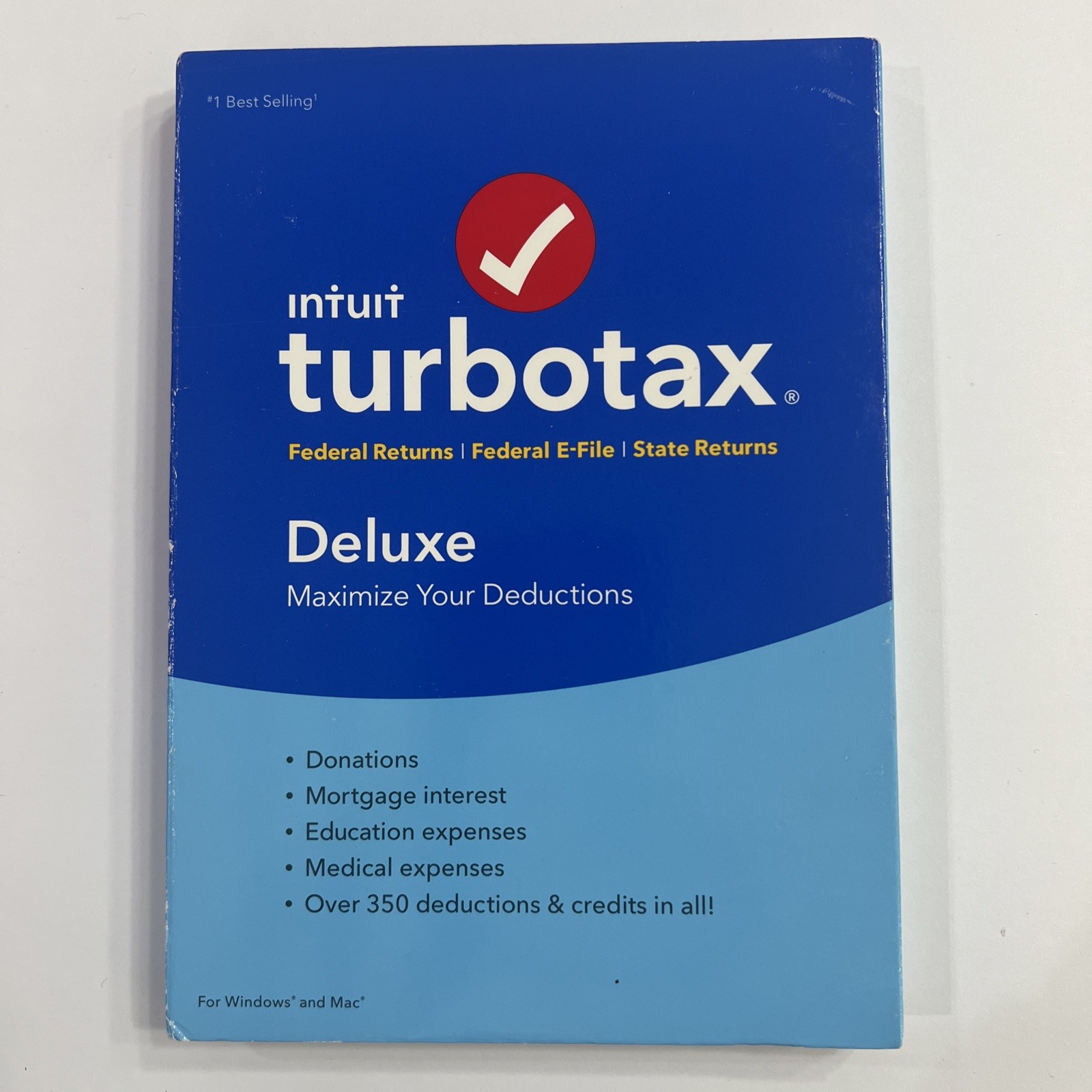 ⚡️Turbotax 2016 Deluxe Federal and State New